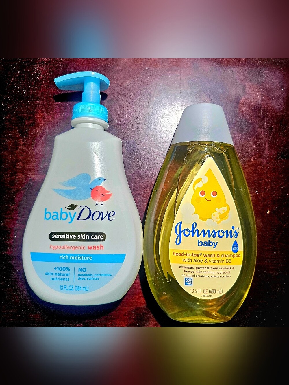 Johnson's Baby  Baby Wash & Shampoo Baby Dove Sensitive Skin Care Baby Wash